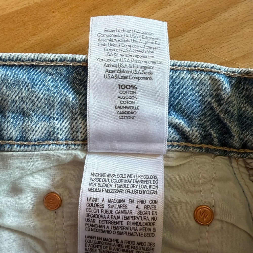 NWT Awesome Mother High Waisted Spinner Zip Sneak Chew in We Bounced - Size 31 - Picture 10 of 15
